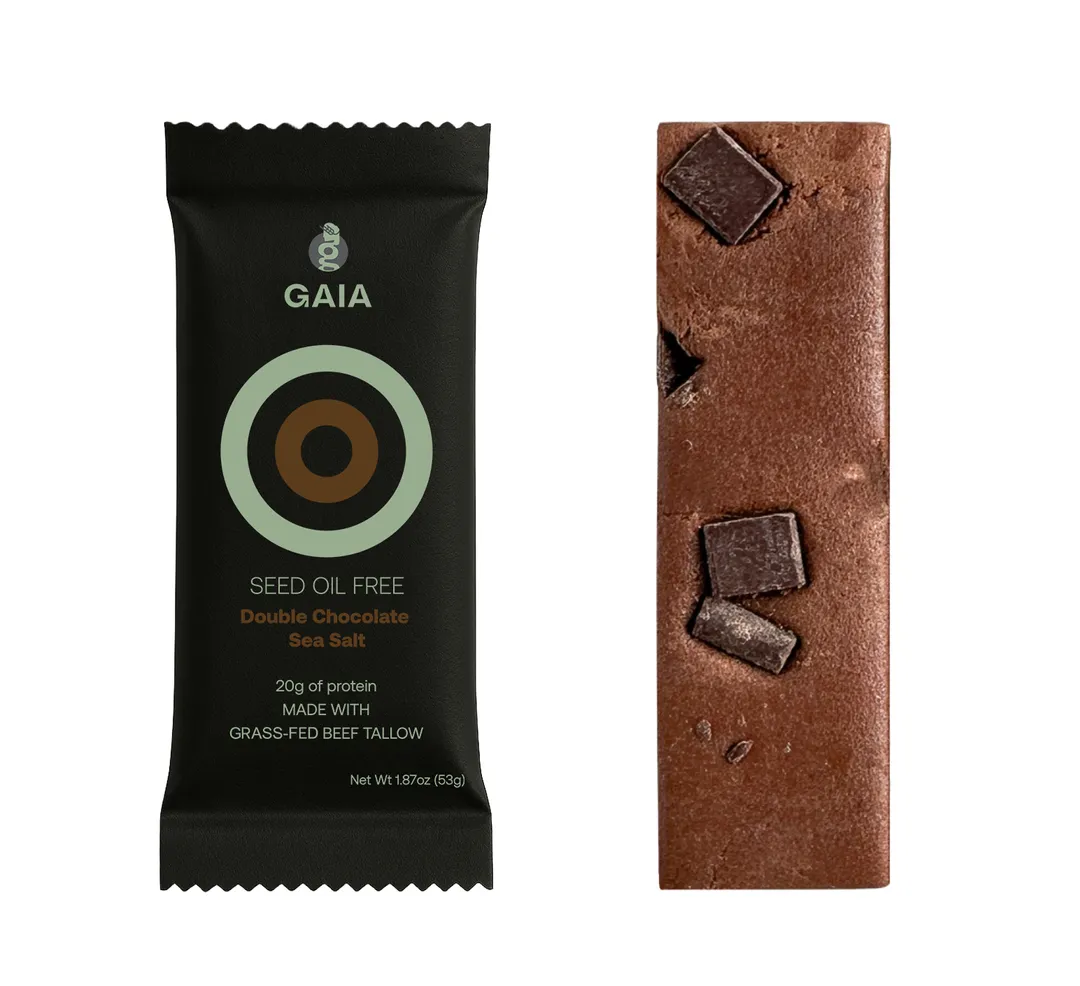 Seed Oil Free Double Chocolate Sea Salt Protein Bar (9 Bars)