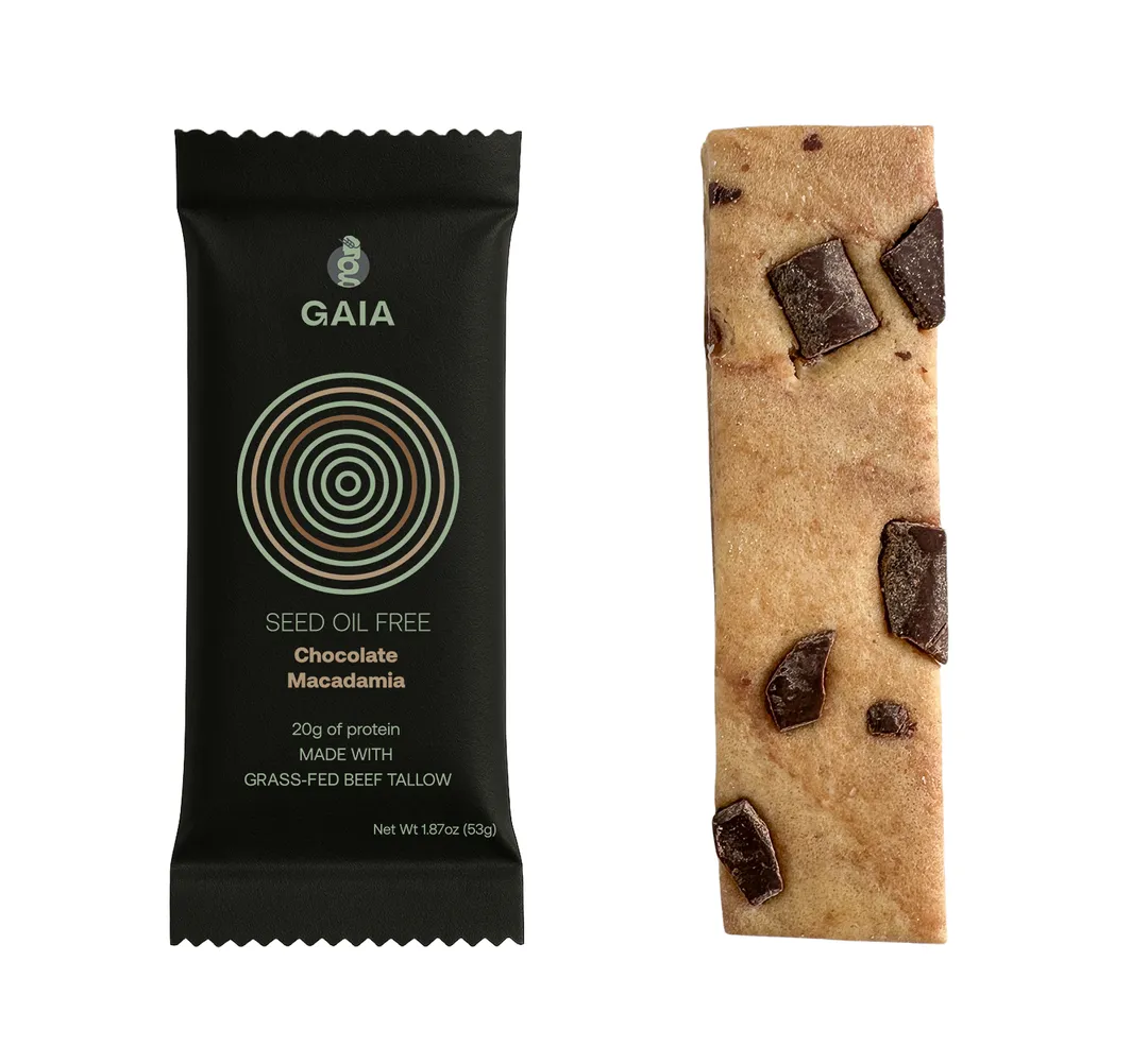 Seed Oil Free Chocolate Macadamia Protein Bar (9 Bars)