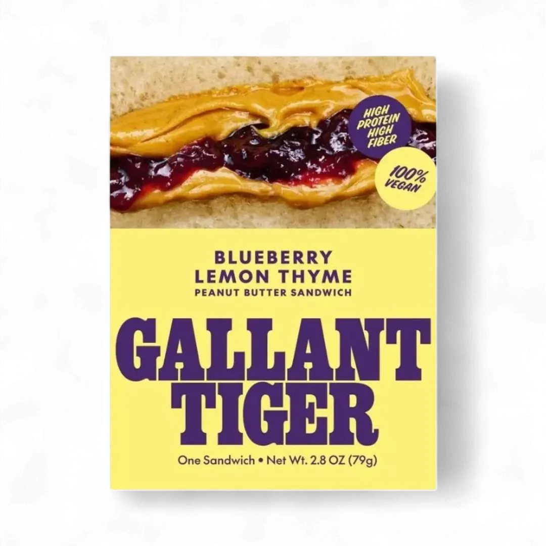 Frozen Crustless PB&J Sandwiches — Blueberry Lemon Thyme, 24-Case