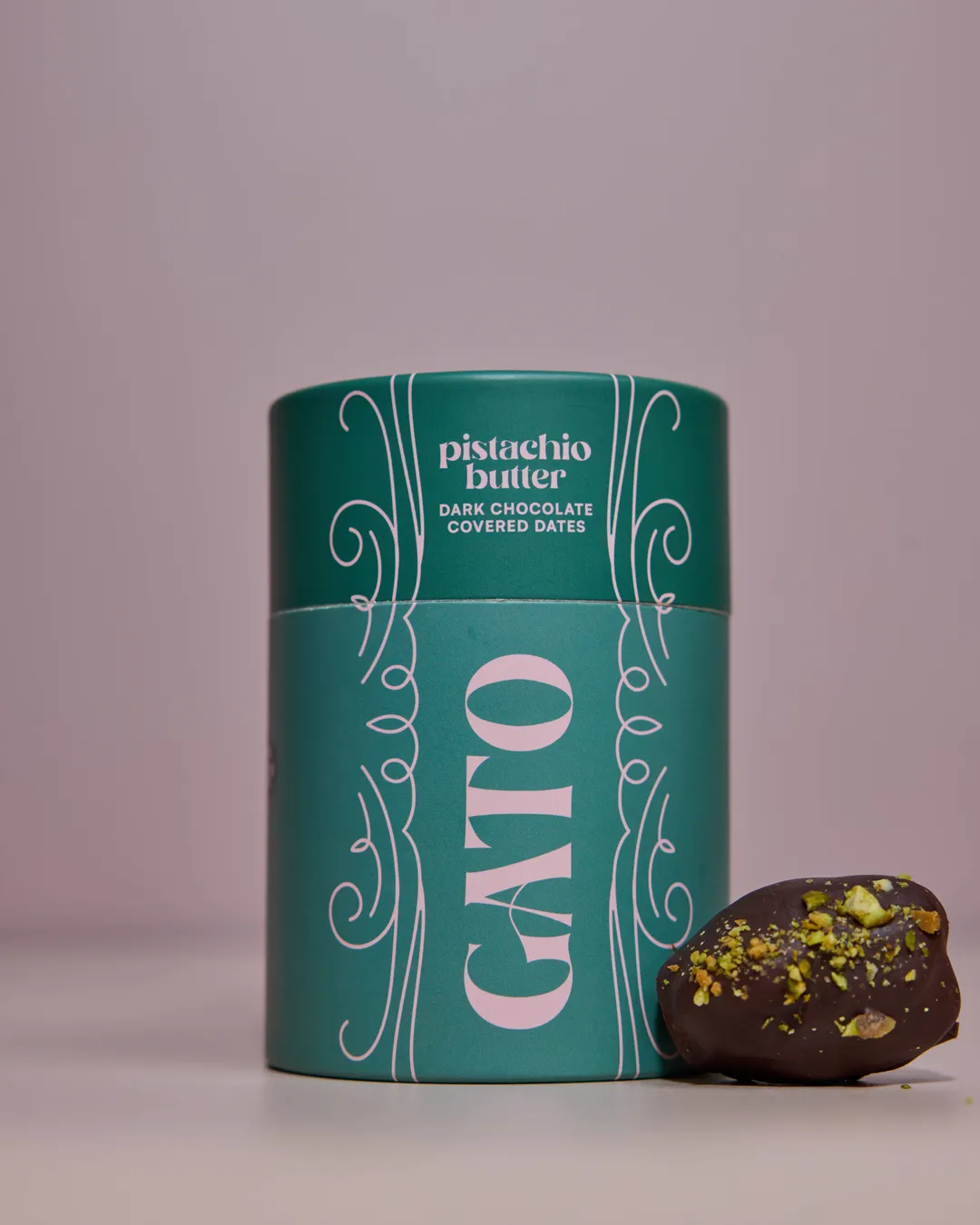 Chocolate Covered Dates with Pistachio Butter (x6 per tube)