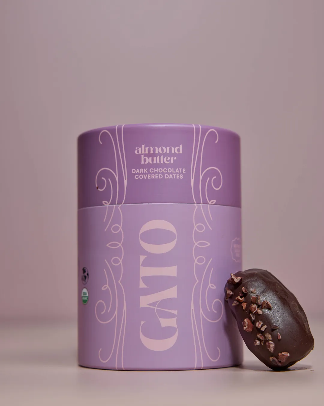 Chocolate Covered Dates with Almond Butter (x6 per tube)