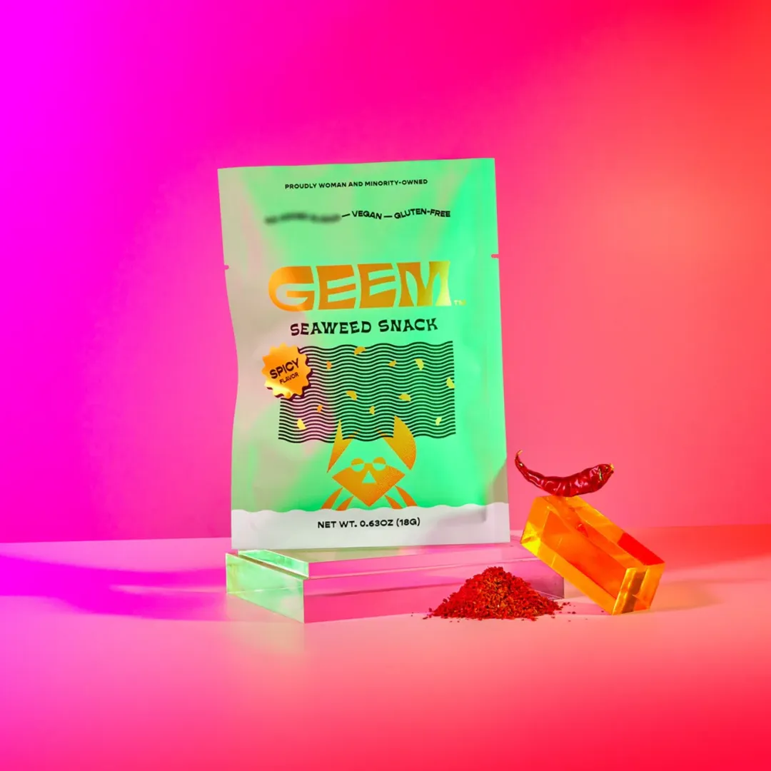 Spicy 18 grams - Geem - Korean seaweed snack chip