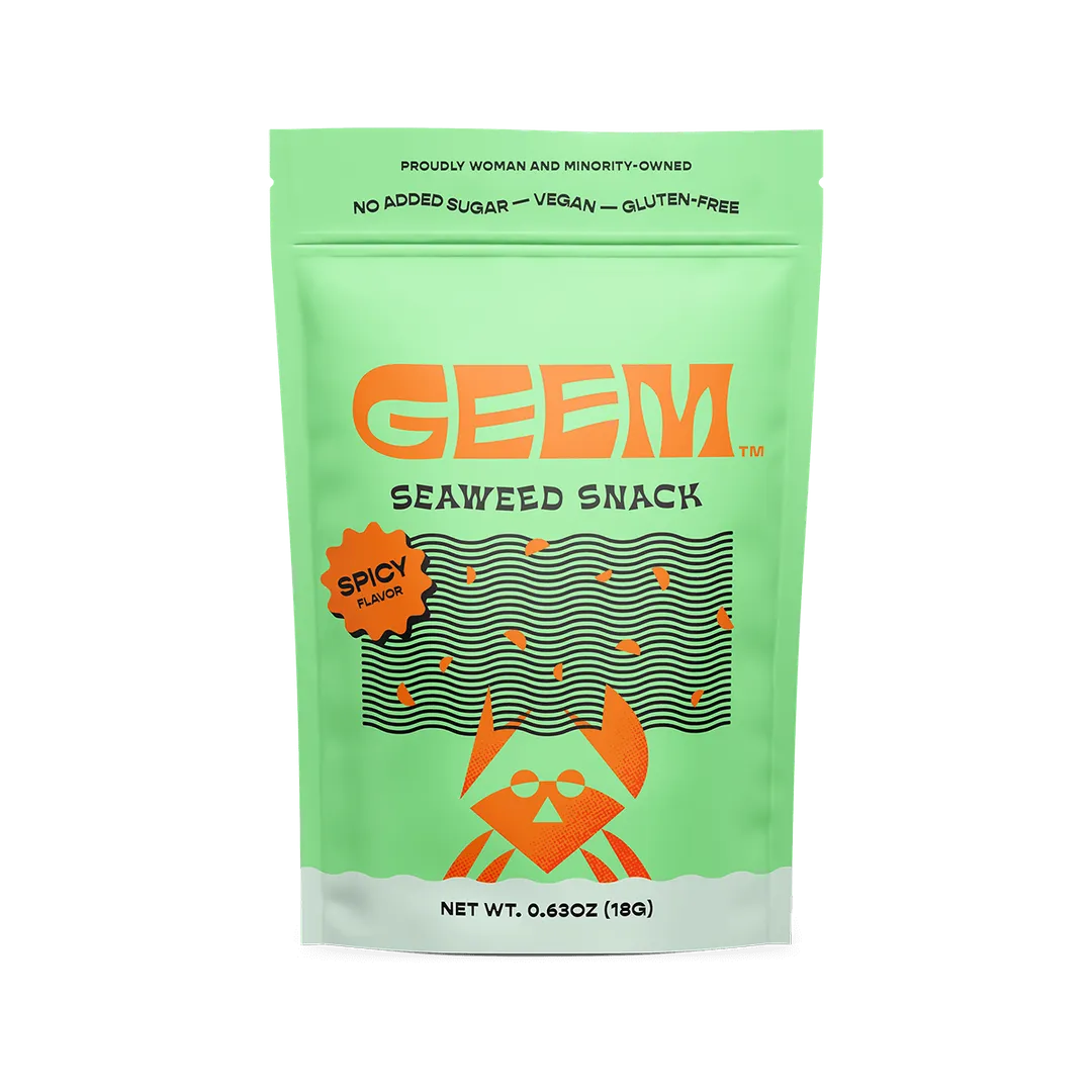 Spicy 18 grams - Geem - Korean seaweed snack chip