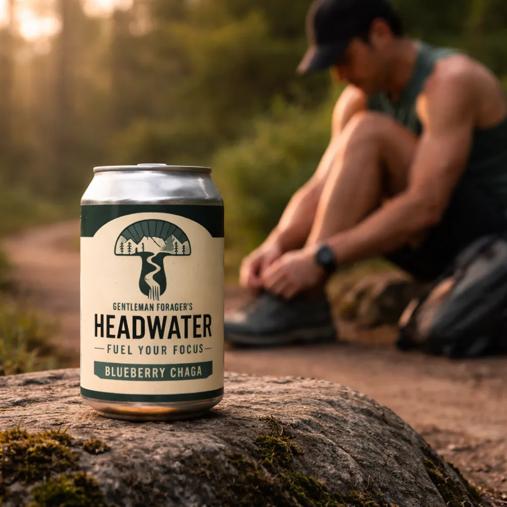 Headwater – Blueberry Chaga Functional Beverage (24-Pack Case)