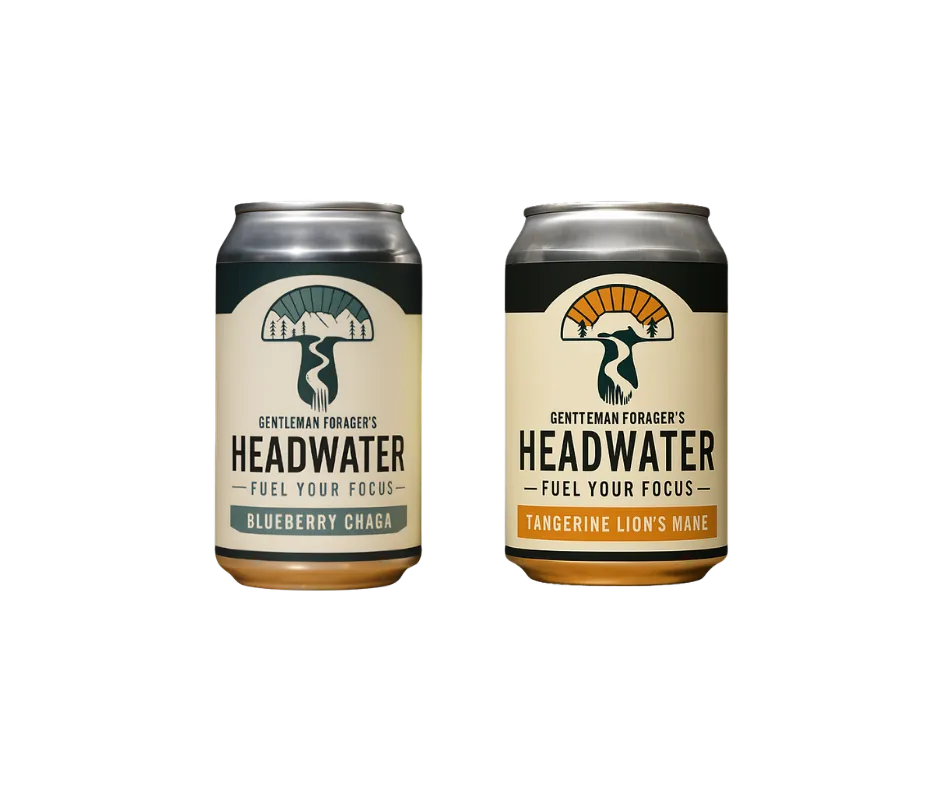 Headwater – Tangerine Lion’s Mane Functional Beverage (24-Pack Case)