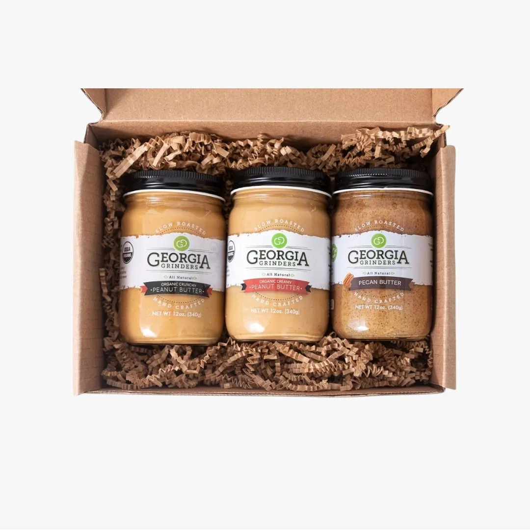Georgia Grinders Pecan Butter & Organic Peanut Butter: Trio