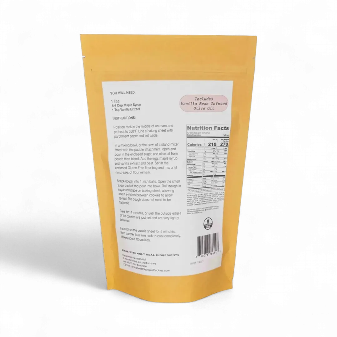 Gluten Free Olive Oil Gingerbread Scratch Cookie Mix with Olive Oil