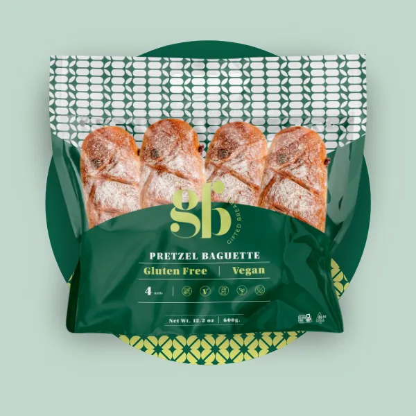 Gluten Free & Vegan Breads - Pretzel Baguette