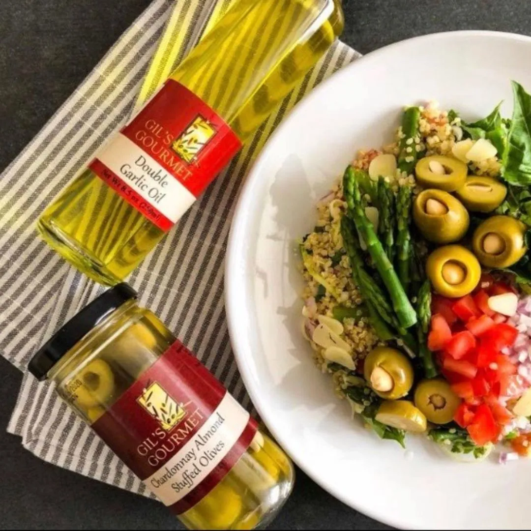 Chardonnay Almond Olives