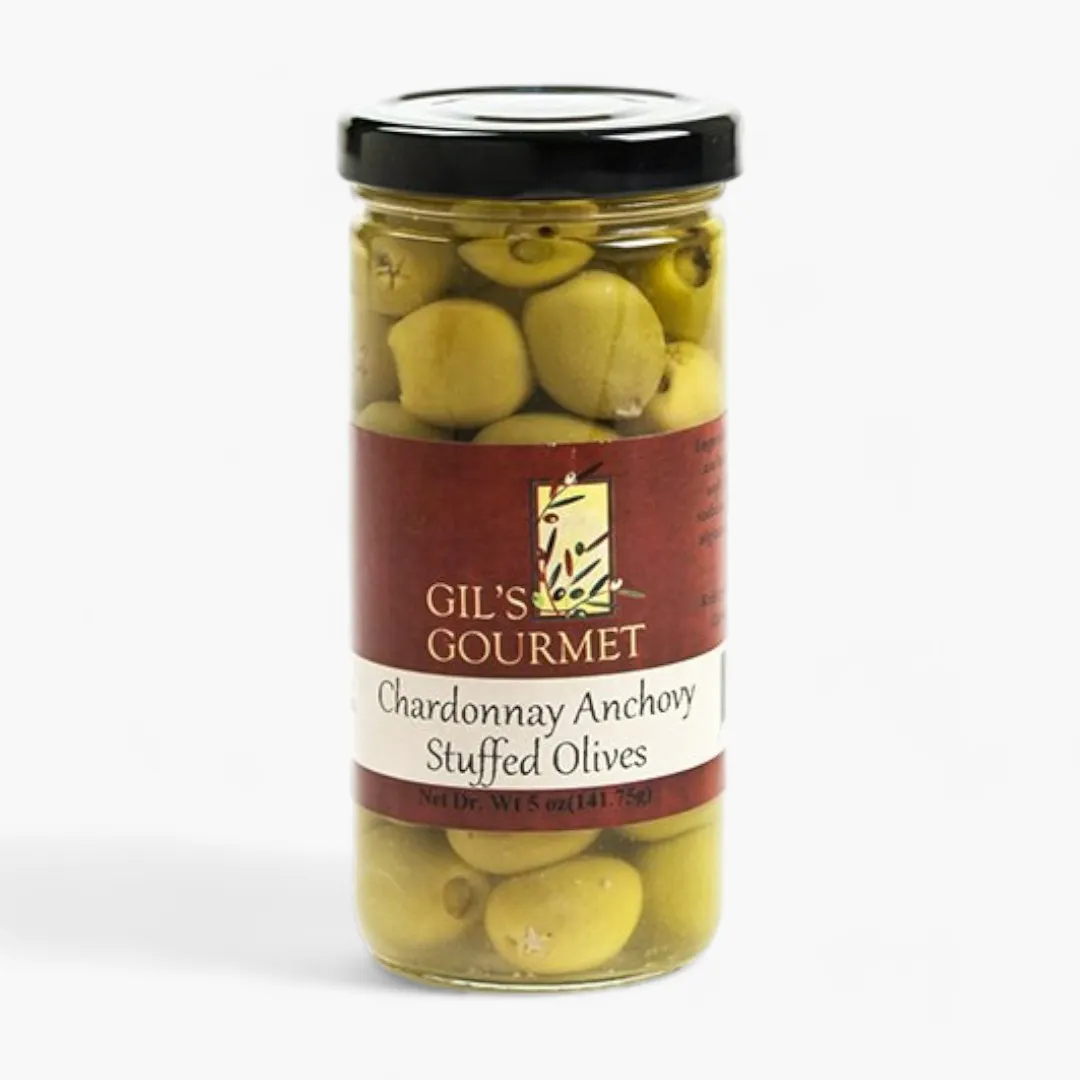 Chardonnay Anchovy Olives