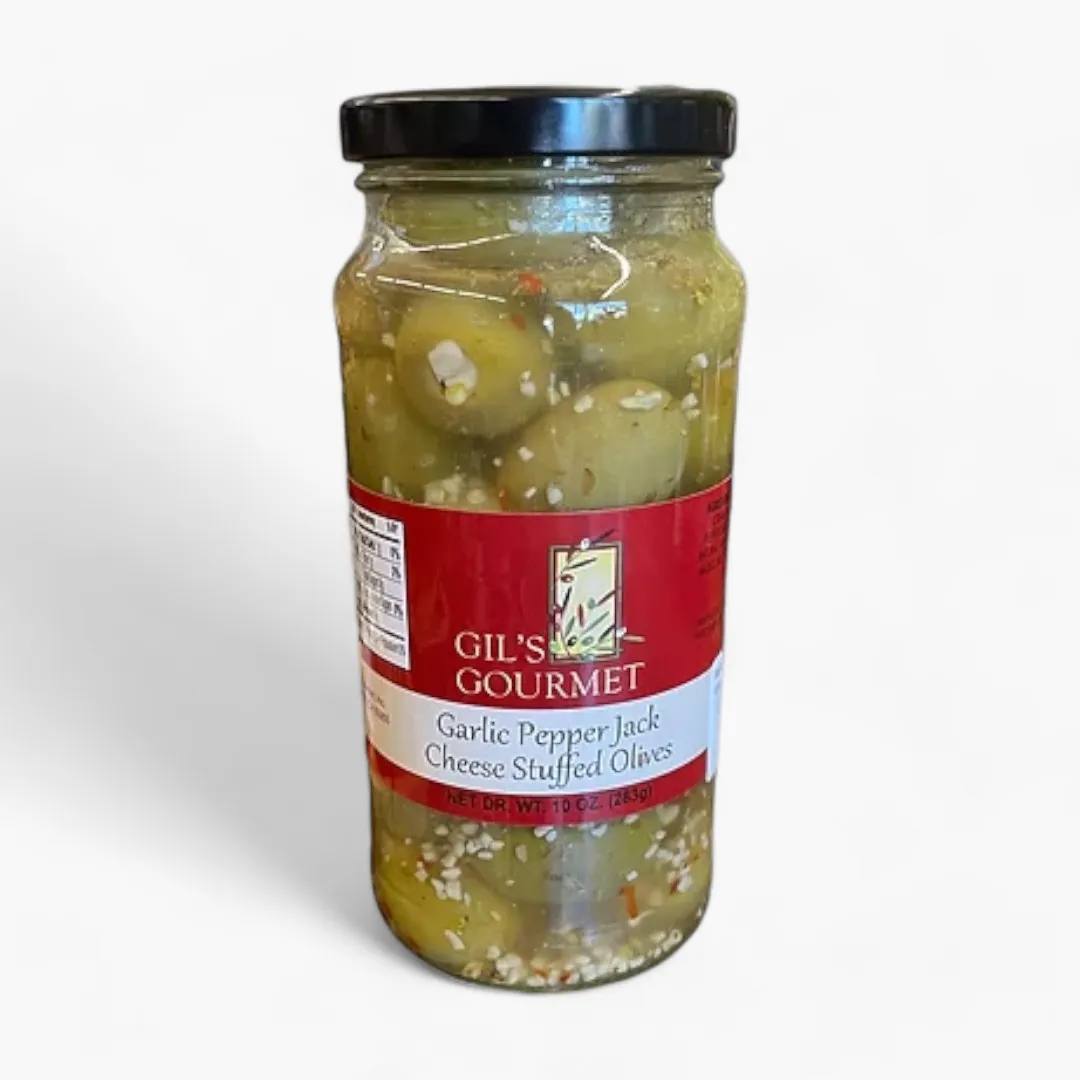 Garlic Pepper Jack Olives