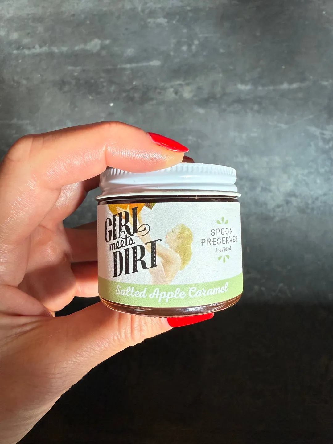 Salted Apple Caramel Mini Spoon Preserves 3oz 