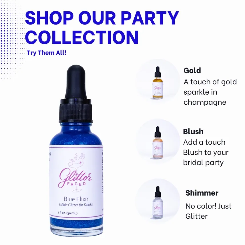 Blue - Edible Glitter For Drinks & Cocktails