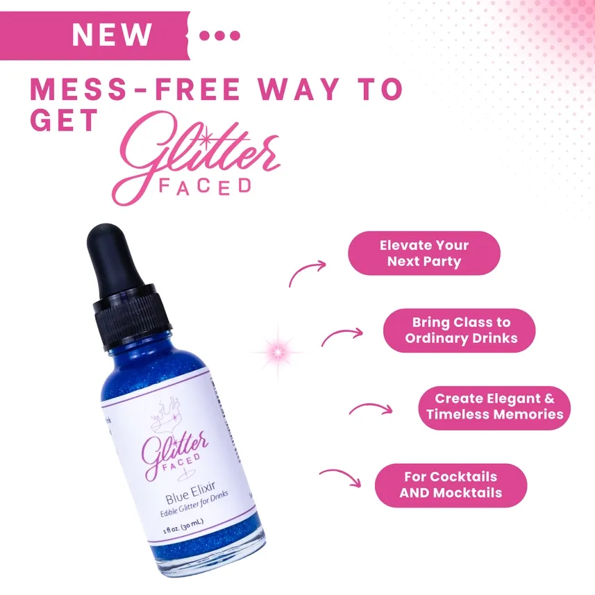 Blue - Edible Glitter For Drinks & Cocktails