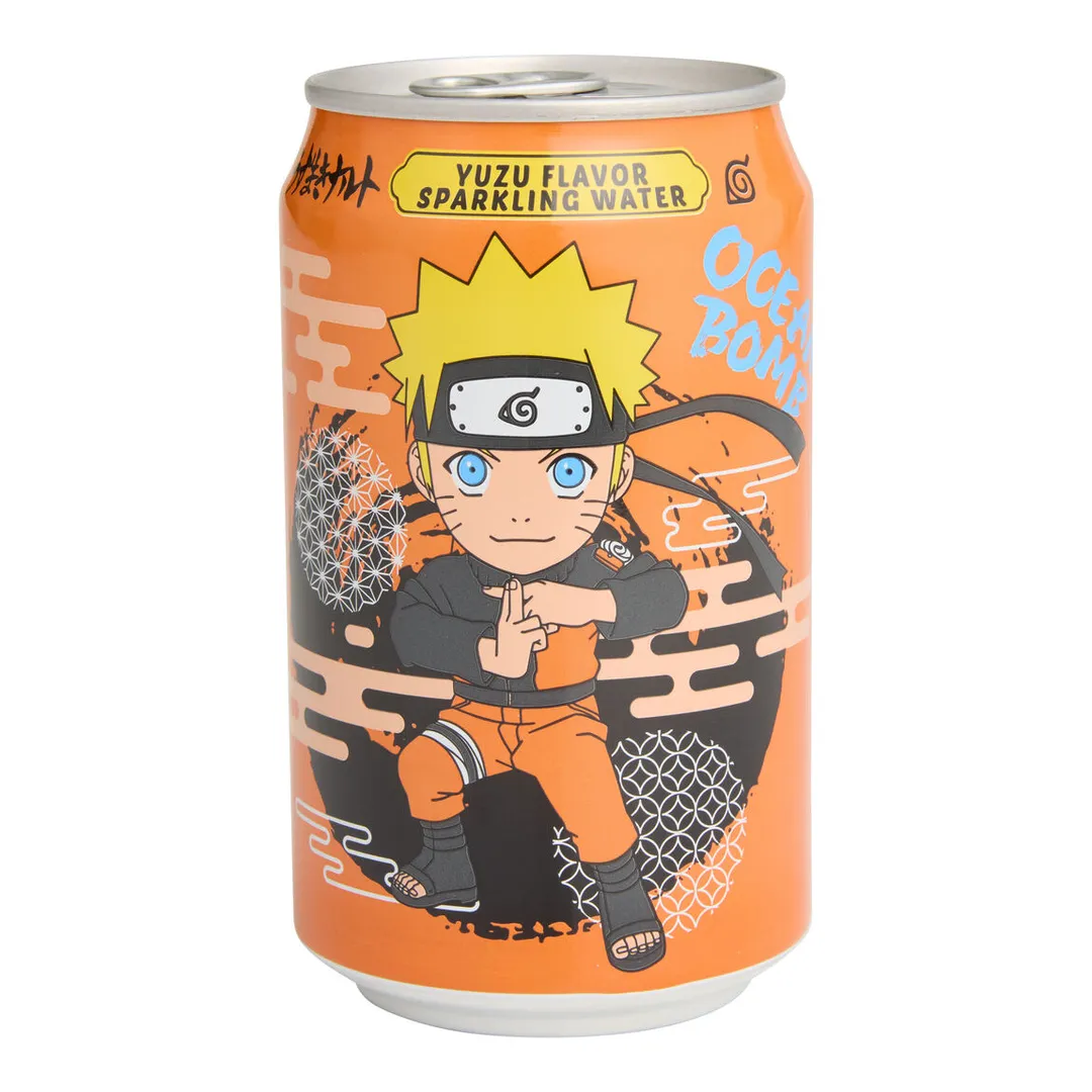 Ocean Bomb-Naruto Yuzu Sparkling Water 330ml (Taiwan)