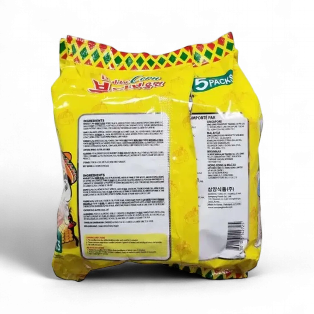 Buldak Spicy Chicken Ramen Corn 5pck