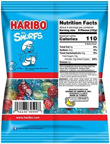 Haribo Die Schluempfe Smurfs (Germany)