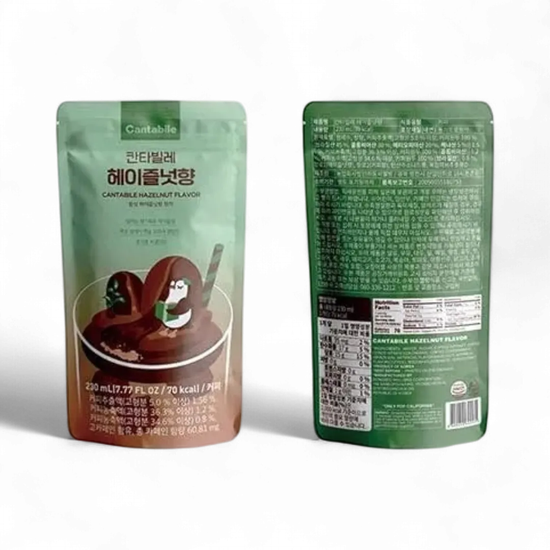 Cantabile Hazelnut Pouch Drink 230ml (Korea)