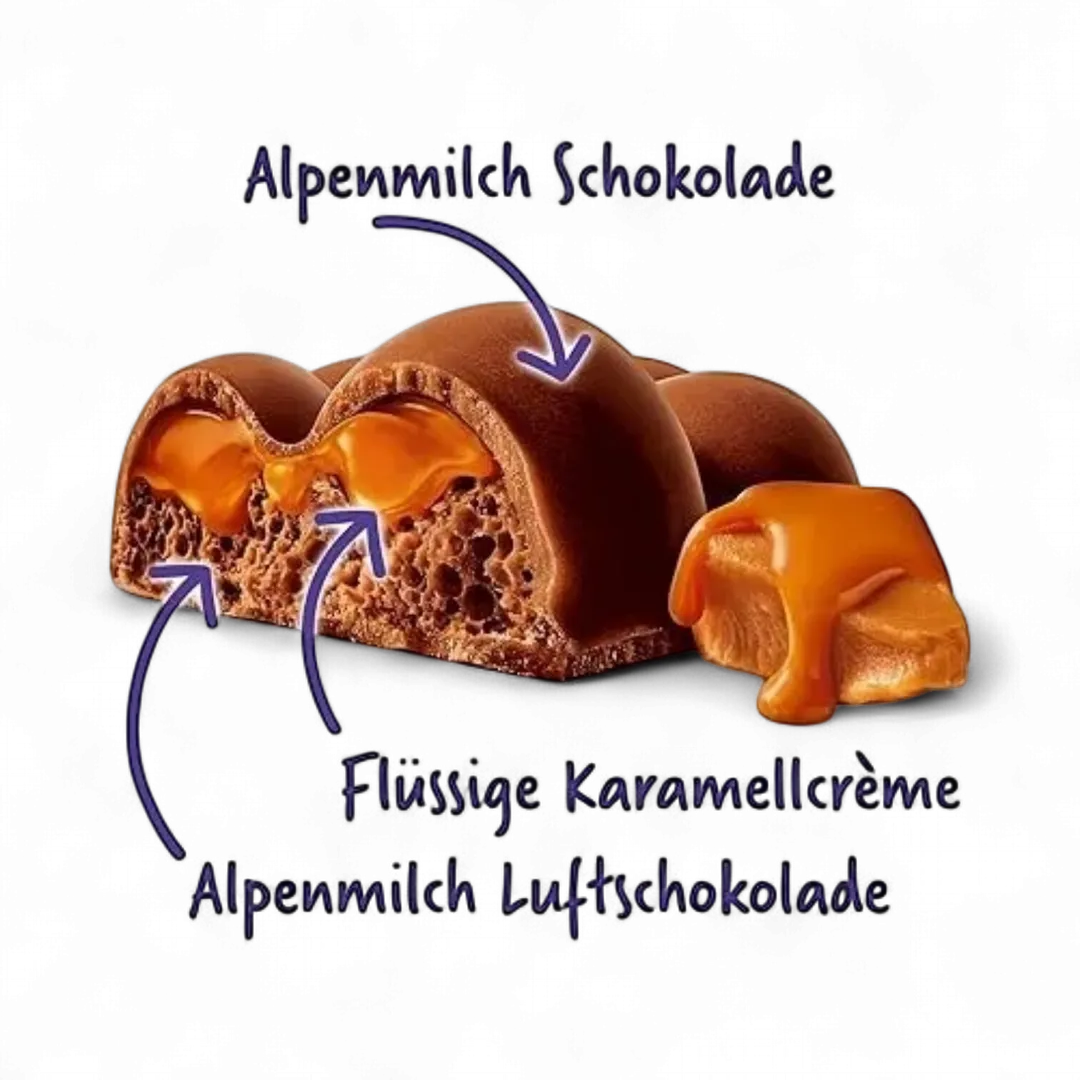 Milka Max Luflee Caramel 250g (Germany)