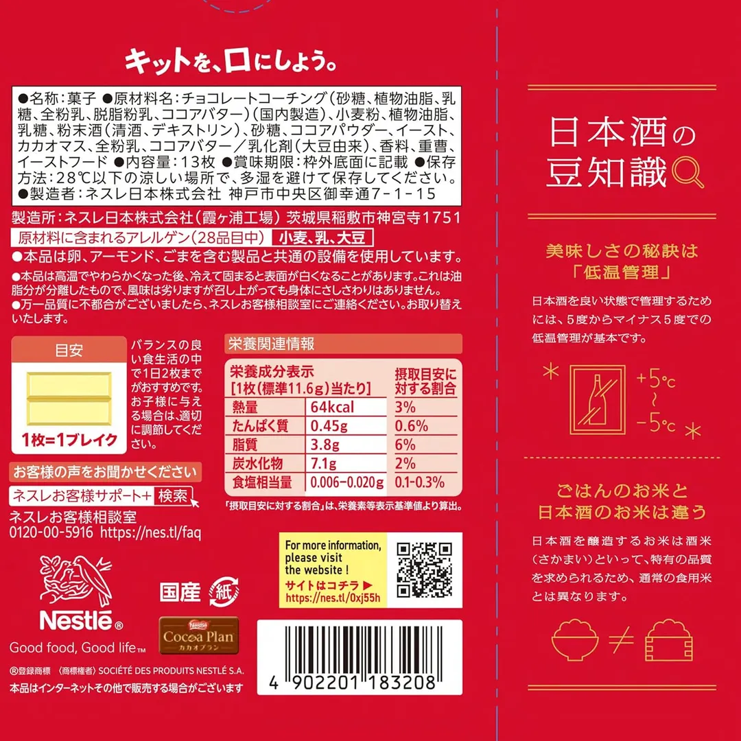 KitKat Masuizumi Sake Mini Wafer Box (Japan)