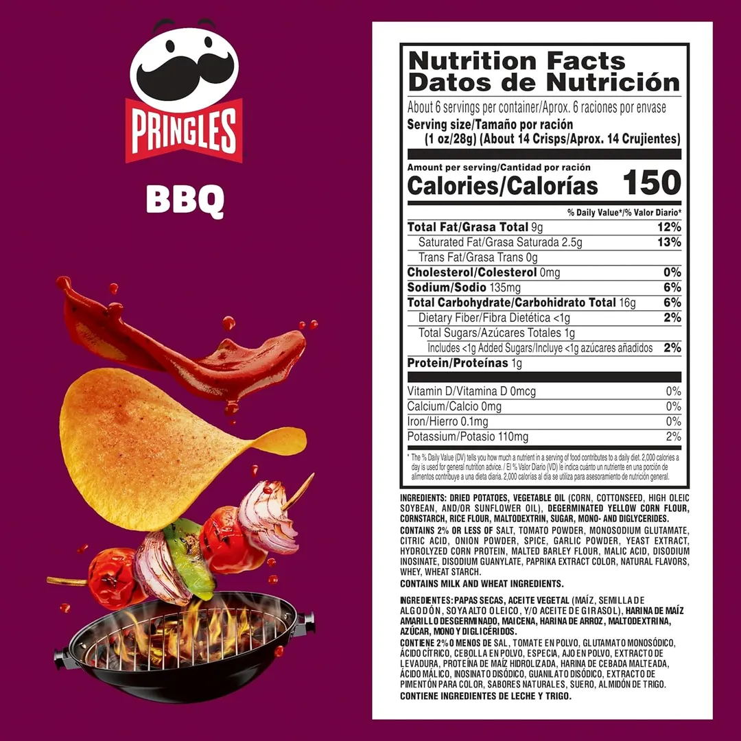 Pringles BBQ 110g (China)