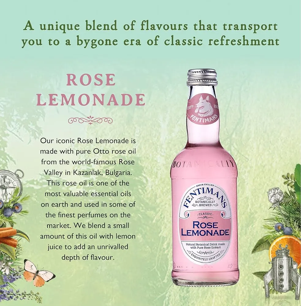 Fentimans Rose Lemonade 275ml (UK)