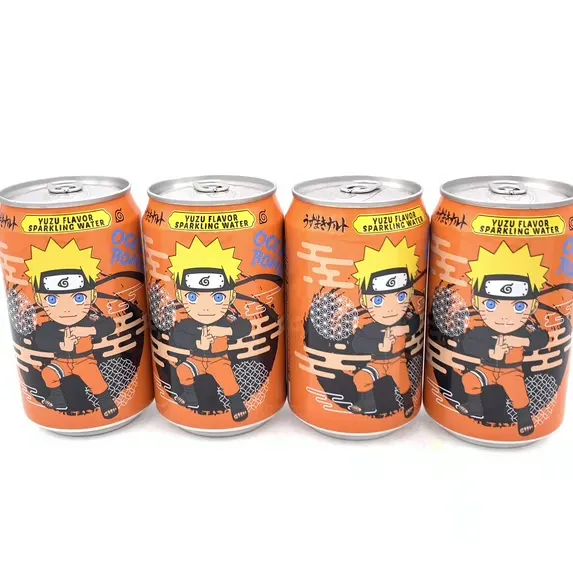 Ocean Bomb-Naruto Yuzu Sparkling Water 330ml (Taiwan)