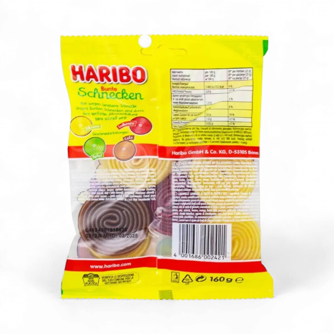 Haribo Bunte Schnecken 160g (Germany)