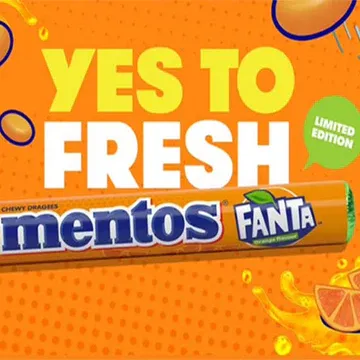 Mentos Fanta Orange 40pck (Netherlands)
