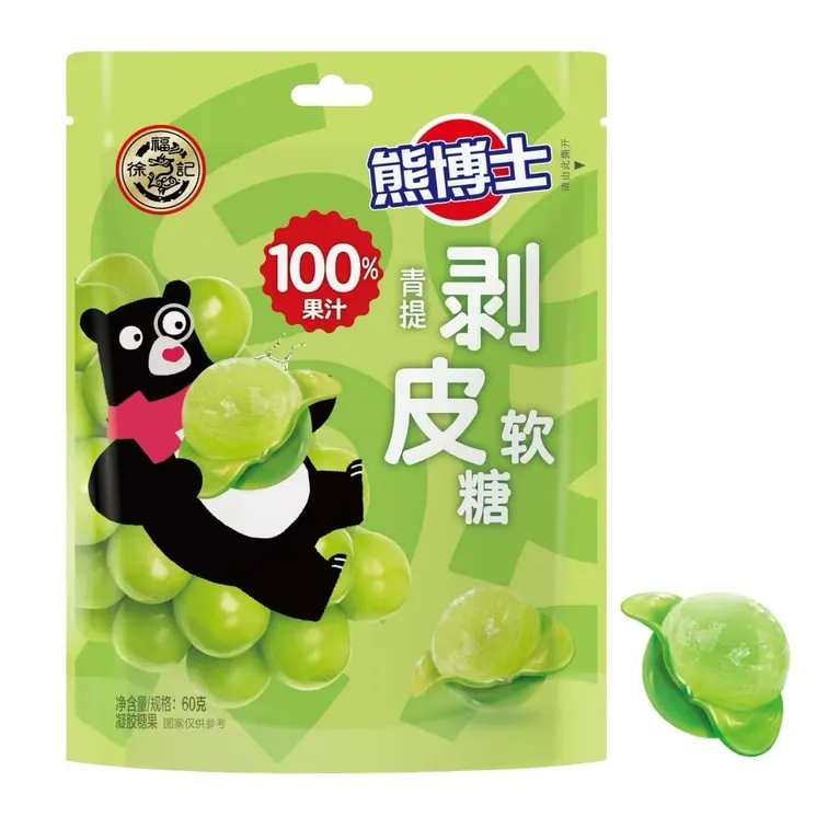XFJ Dr. Bear Green Grape Juicy Gummy 10pck (China)