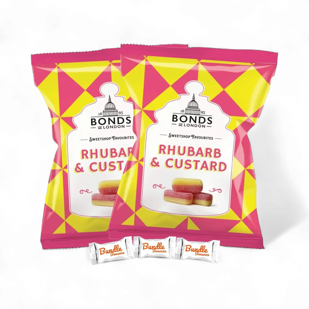 Bonds Rhubarb & Custard 130g (UK)