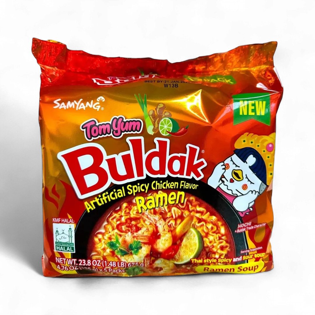 Buldak Spicy Chicken Ramen TomYum 5pck