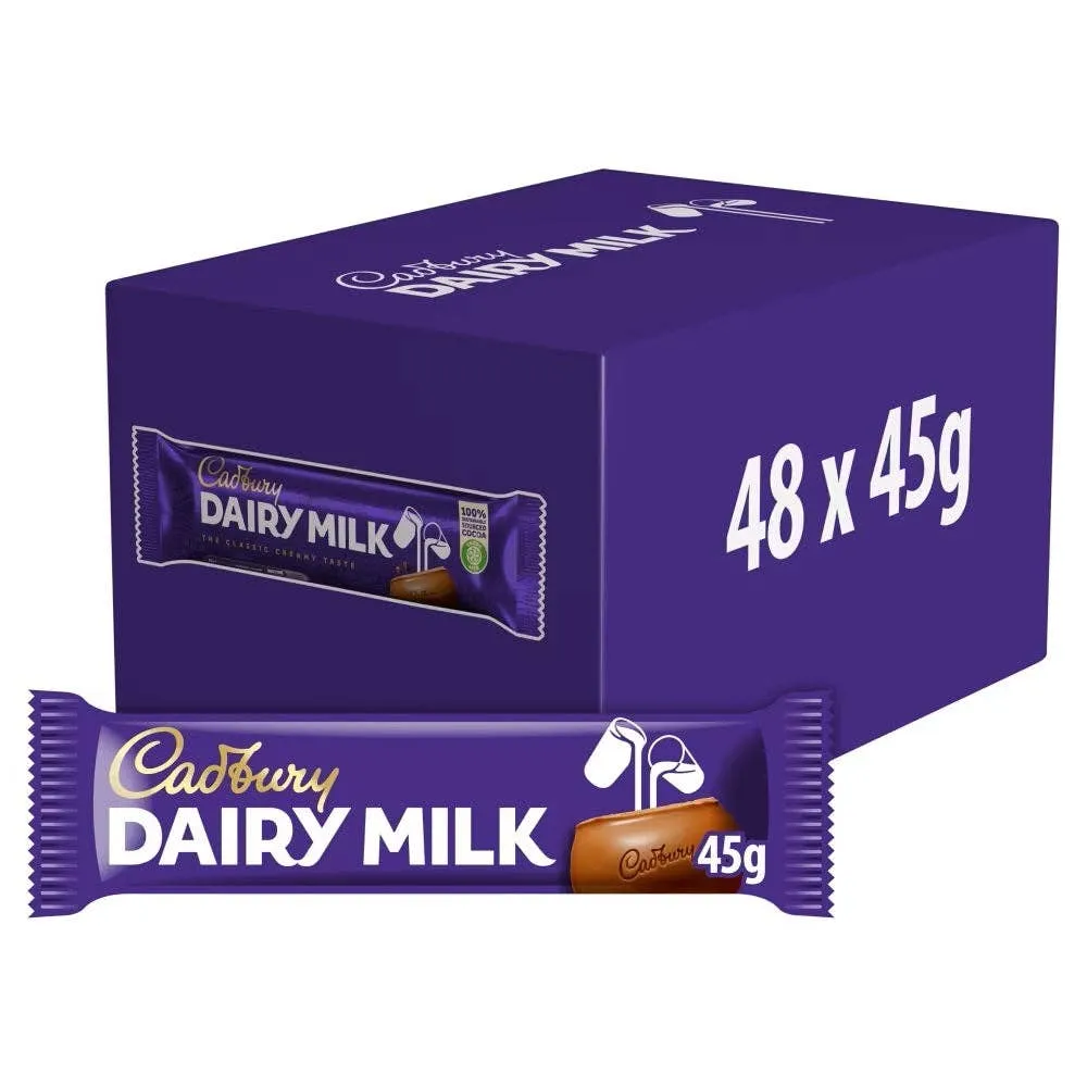 Cadbury Dairy Milk 48pck x 45g (Ireland)