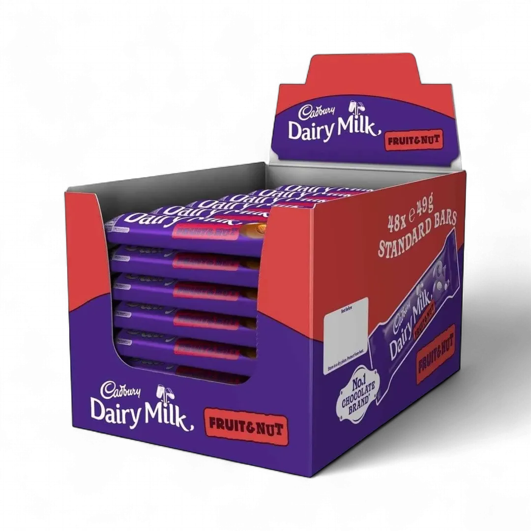 Cadbury Dairy Milk Fruit & Nut 48pck x 49g (Ireland)