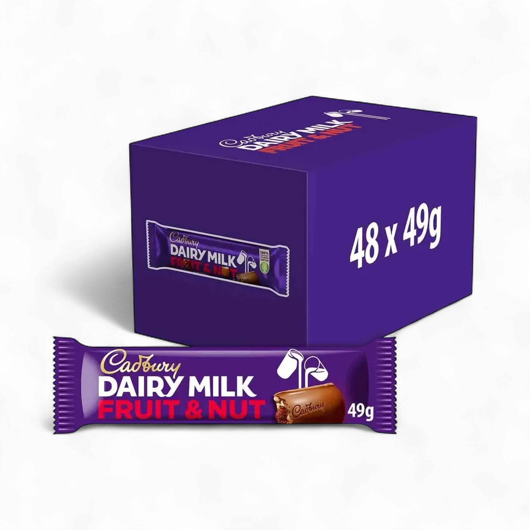 Cadbury Dairy Milk Fruit & Nut 48pck x 49g (Ireland)