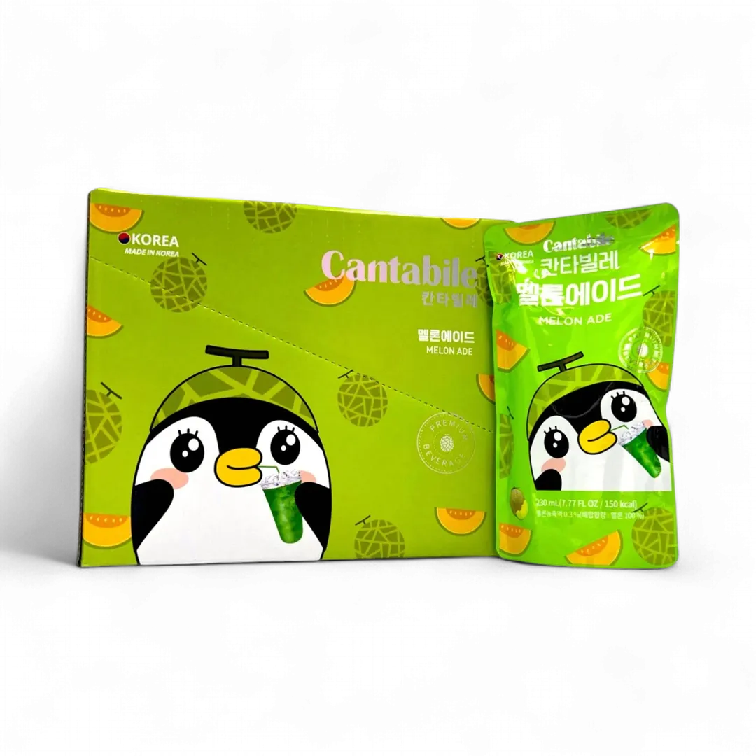 Cantabile Melon Ade Pouch Drink 230ml (Korea)