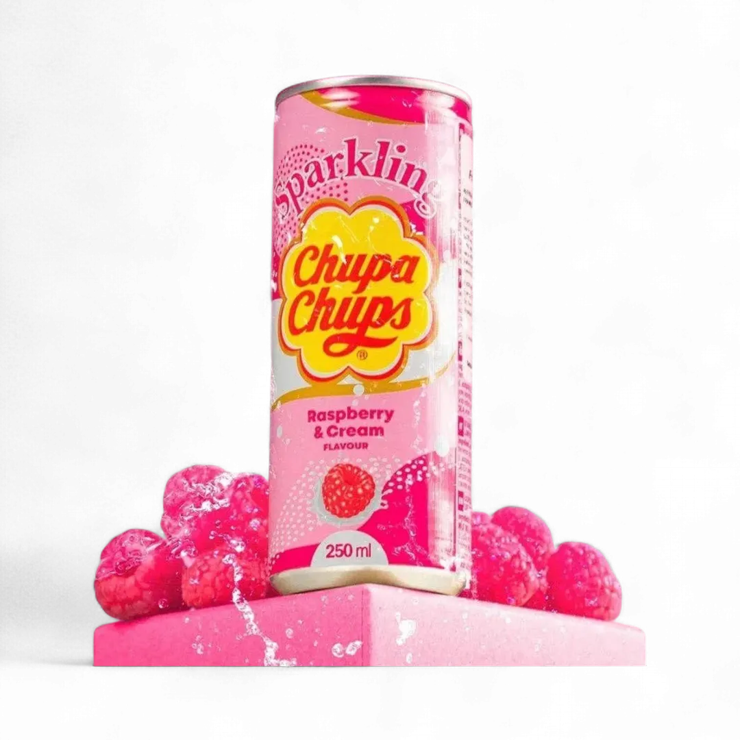 Chupa Chups Sparkling Raspberry Cream 250ml (Korea)
