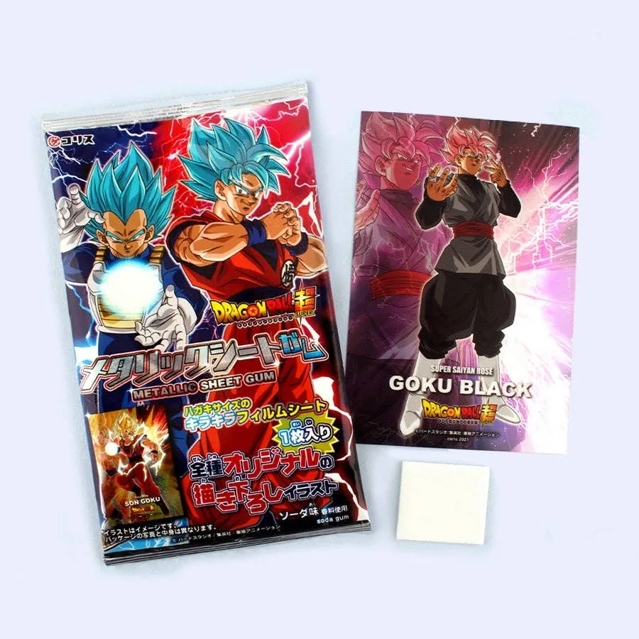 Coris DB Metallic Sheet Gum with a Dragon Ball Card (Box of 15) (Japan)