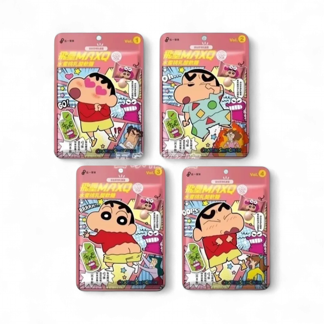 Feilei MaxQ Chew Strawberry Candy 60g x Crayon Shin-chan (Taiwan)