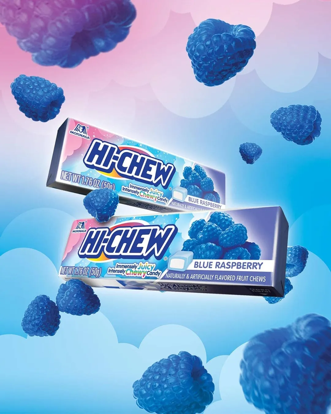 Hi-Chew Blue Raspberry Gummy 15pck (Taiwan)