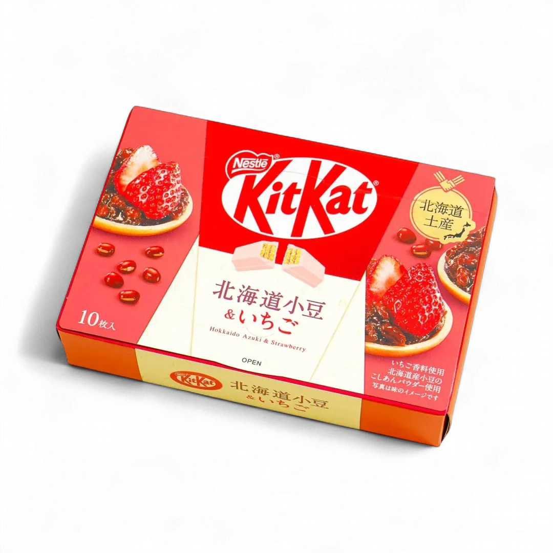 KitKat Hokkaido Azuki & Strawberry Mini Wafer Box (Japan)