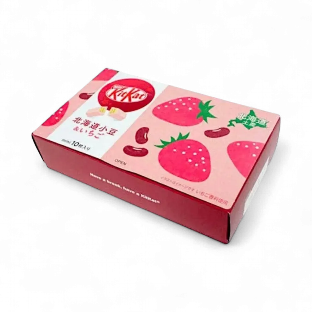KitKat Hokkaido Azuki & Strawberry Mini Wafer Box (Japan)