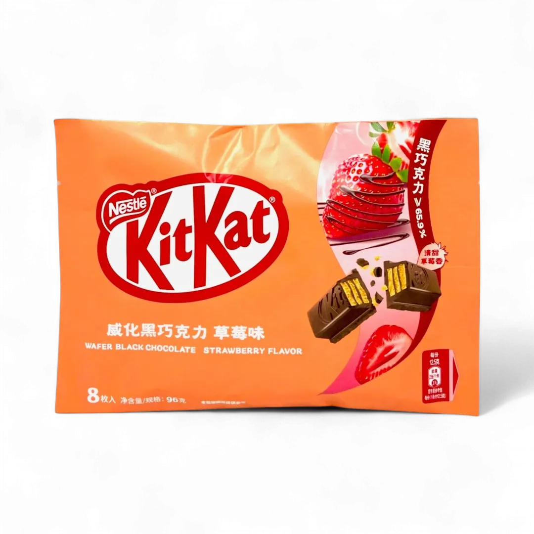 Kitkat Wafer Black Chocolate Strawberry (China)