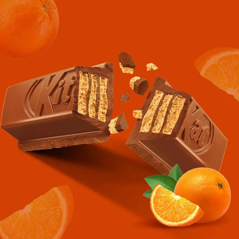 Kitkat Wafer Milk Chocolate Orange (China)
