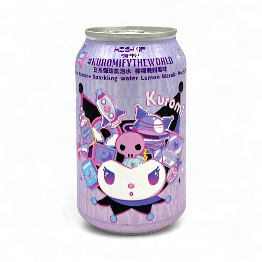 Kuromi Ramune Lemon Warabi Mochi Flavor 330ml (Japan)