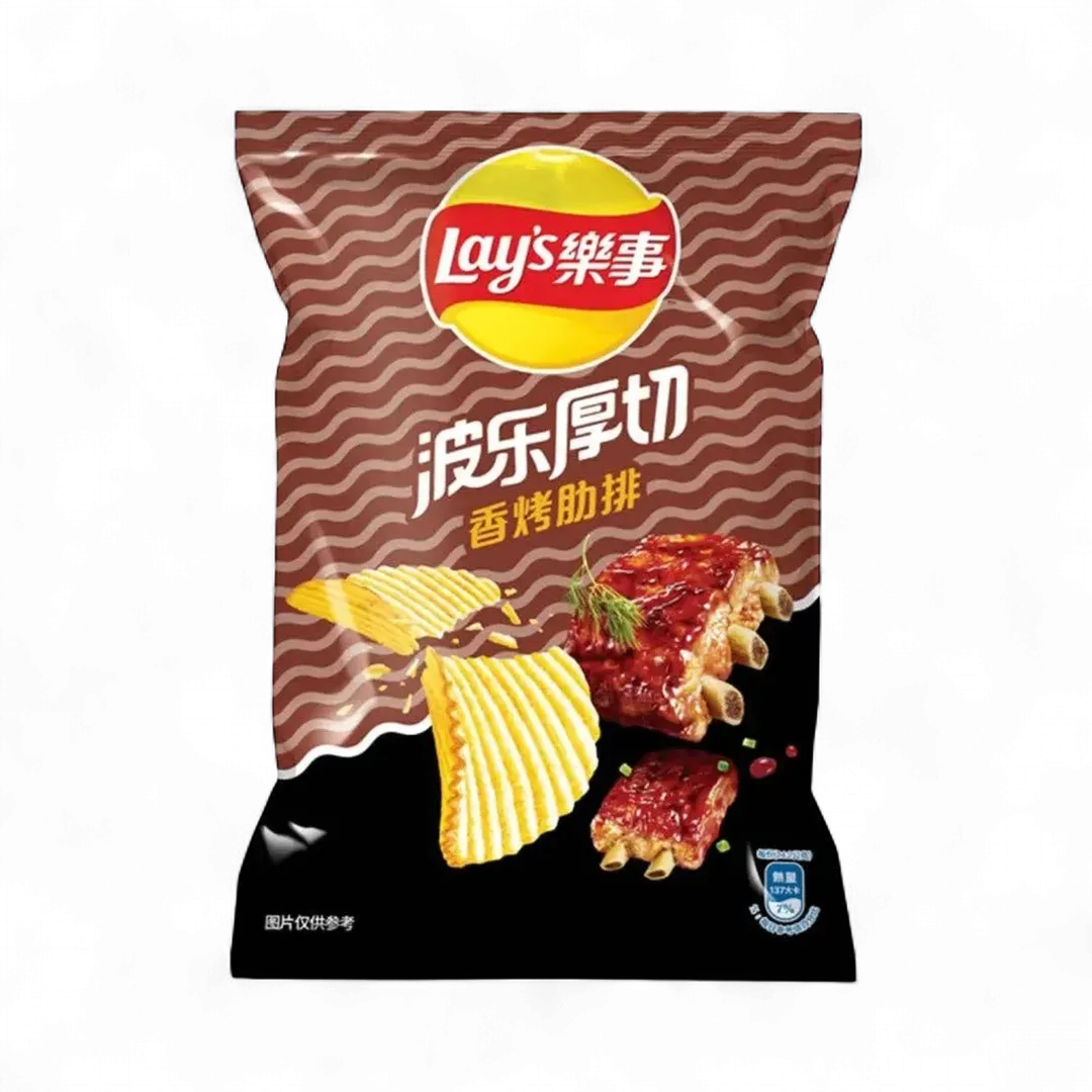 Lays Chips Family Bag - Roasted Ribs (Taiwan)