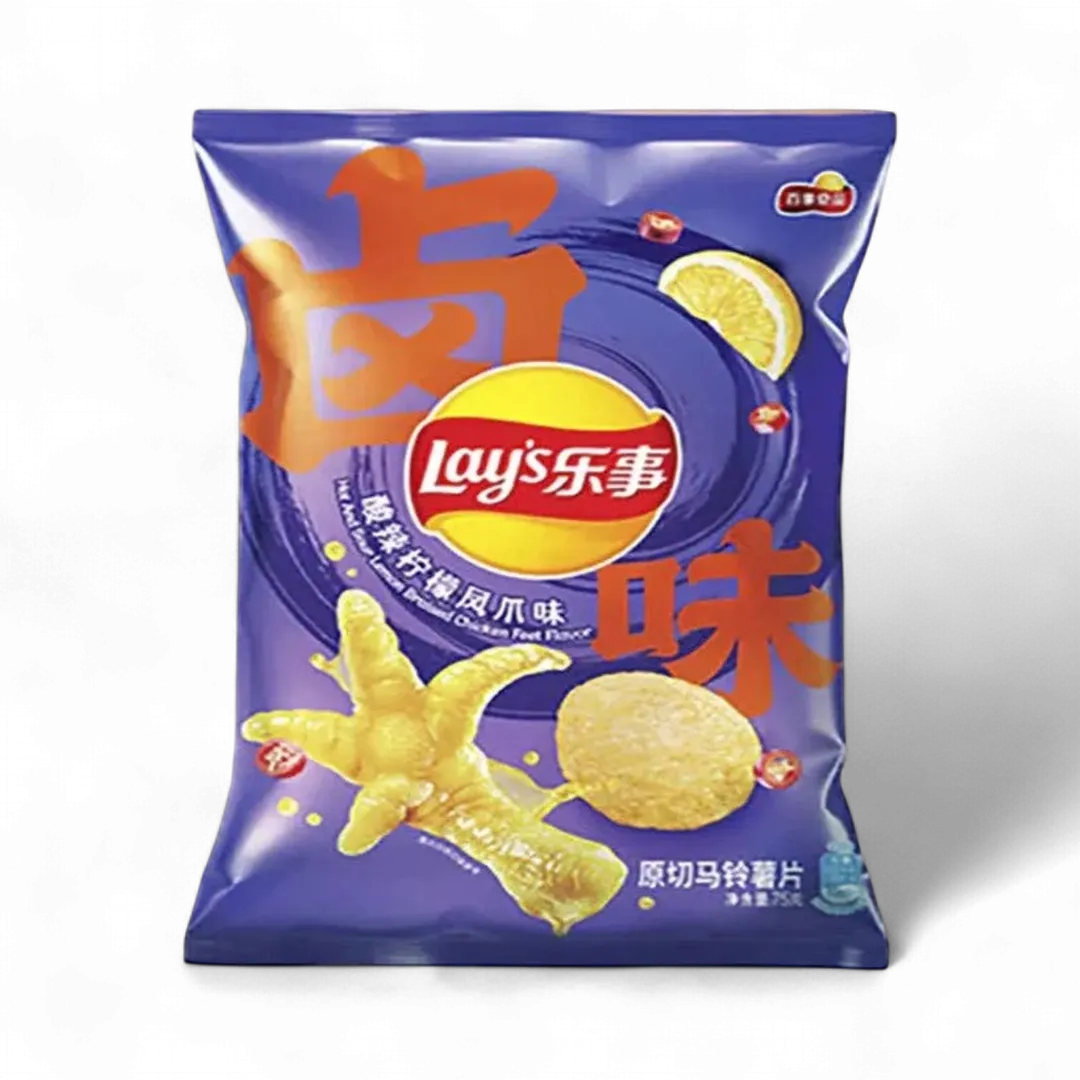 Lays Lemon Sour Chicken Feet 70g (China)