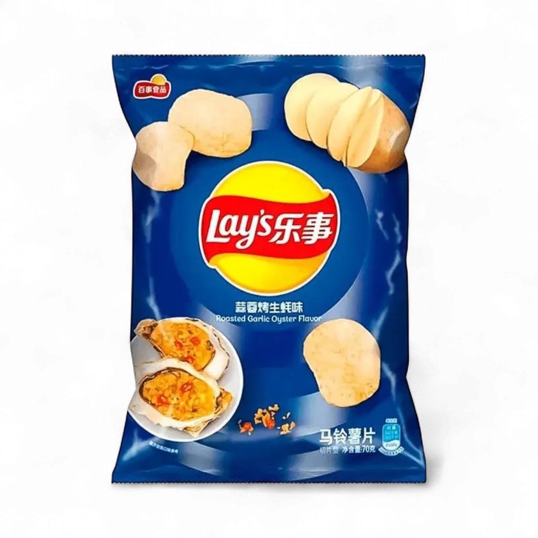 Lays Roasted Garlic Oyster 70g (China)