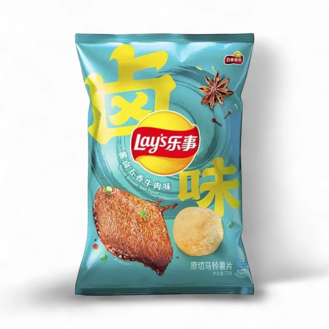 Lays Spiced Braised Beef 70g (China)