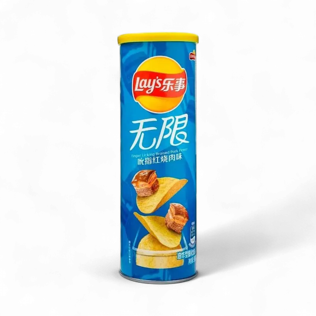 Lays Stax Braised Pork 90g (China)